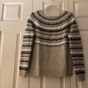 Loft fair isle type sweater